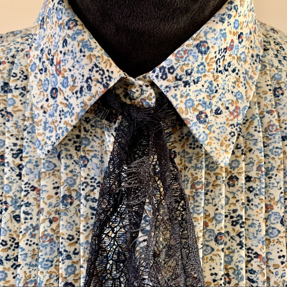 NWT Wayf Paxton Sheer Floral Mini Swing Dress - Picture 7 of 9